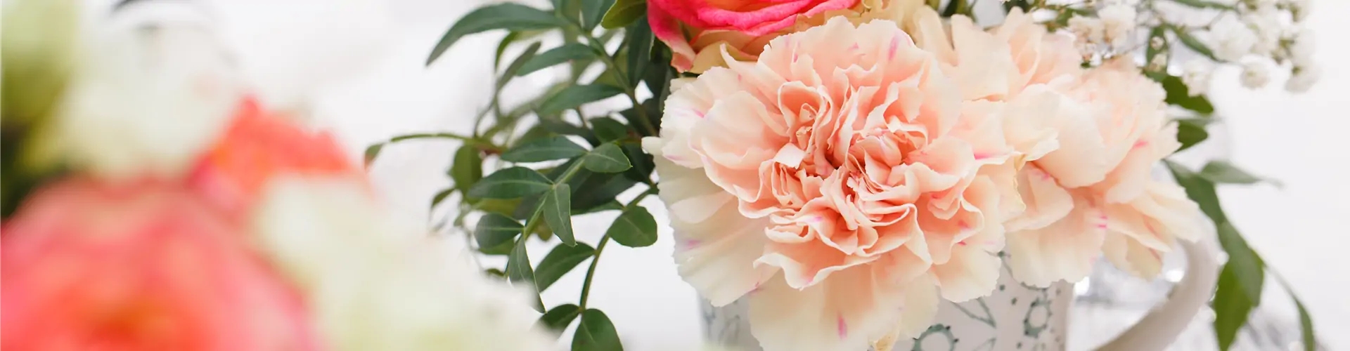 Floristische Tischdekoration