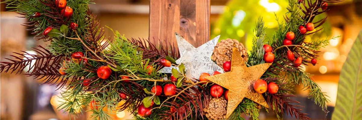 Weihnachtsdeko - Türkranz